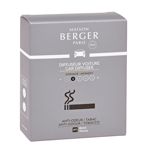 Lampe Berger Autoparfum Navulling Anti ODour Tobacco 2stuks · Expo