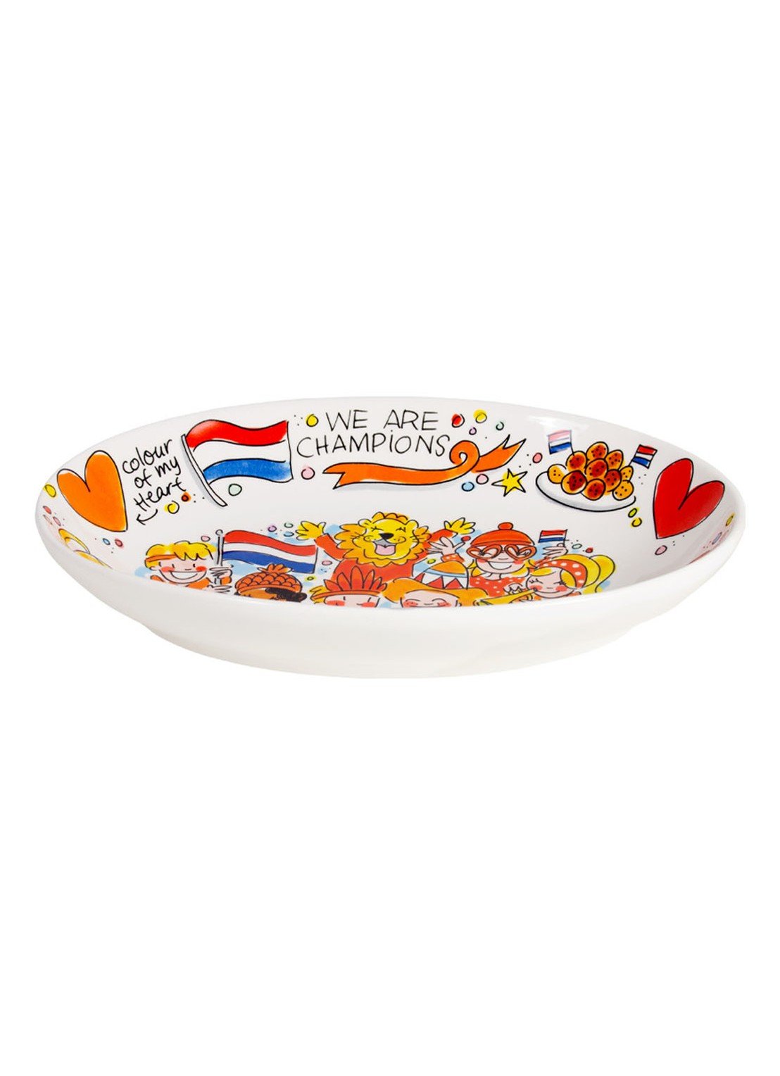 vooroordeel binnenplaats tafereel BLOND AMSTERDAM - Oranje serveerschaal 28,5 cm · Expo Enschede